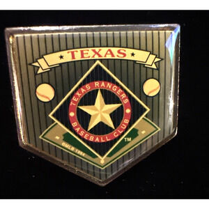 Texas Rangers PIN Star Logo Hat Lapel Square Vintage MLB 1990’s Wincraft #55987